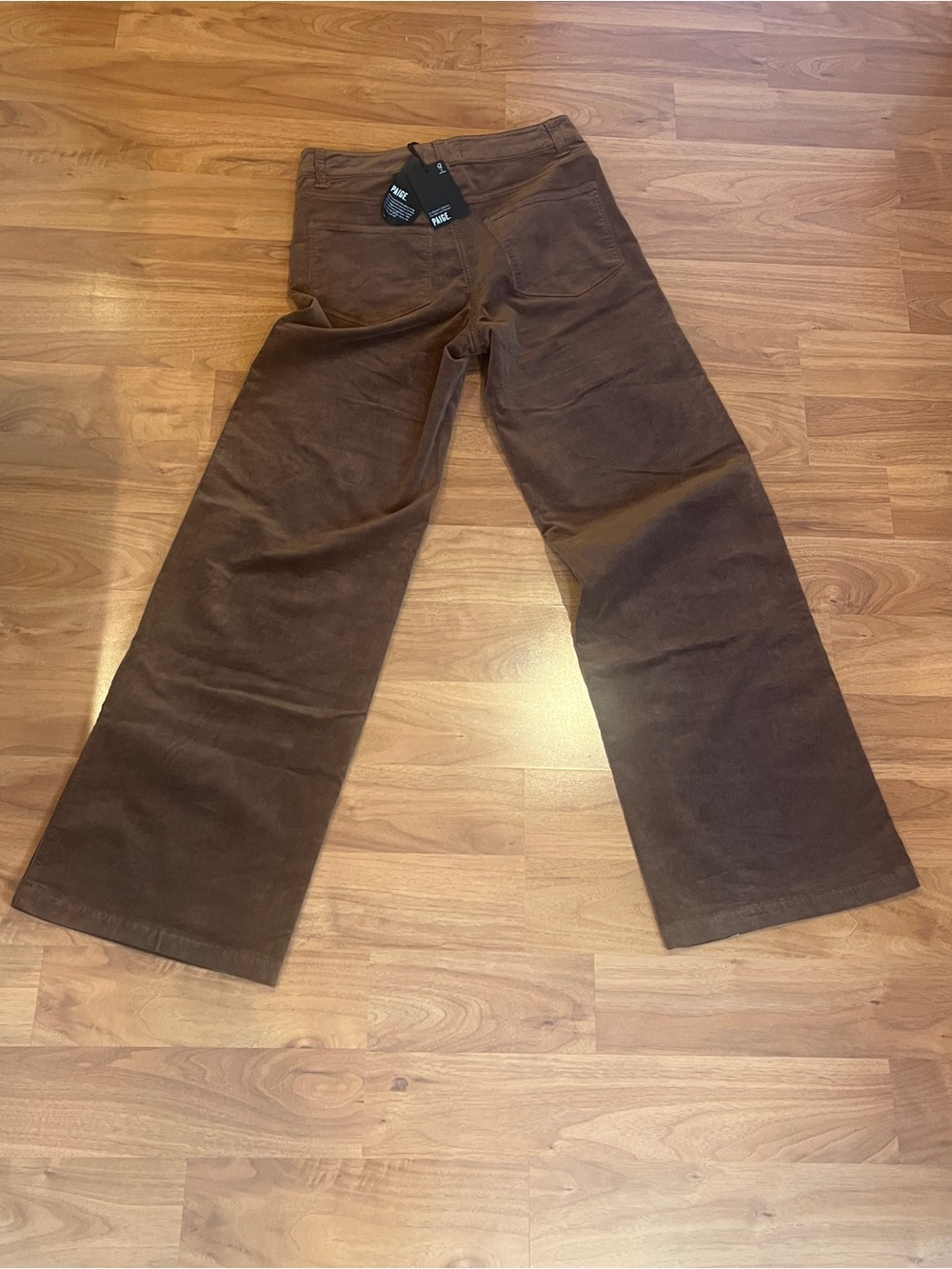 PAIGE Anessa Utility Pocket Mable Brown Corduroy Pants - size 26 - NWT - Picture 6 of 10